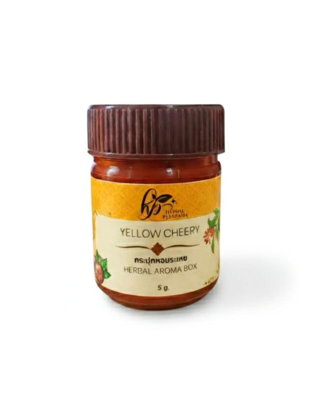 Thai Herbal Inhaler , Thai Herbal Aroma , Thai Herbal , Yellow Cheery Aroma Herbal