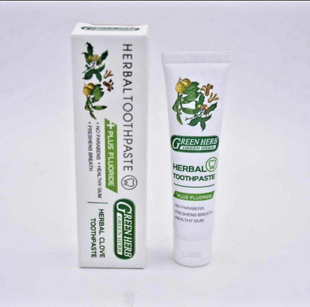Green Herb Toothpaste Herbal Clove Toothpaste 30 g