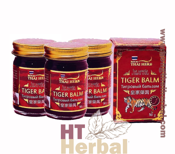 Royal Thai Herb Tiger Balm Red Balm 3 PCS